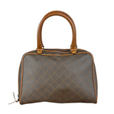 Bally Vintage Leather Coated Monogram Handbag