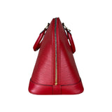 Louis Vuitton Red Epi Alma Handbag