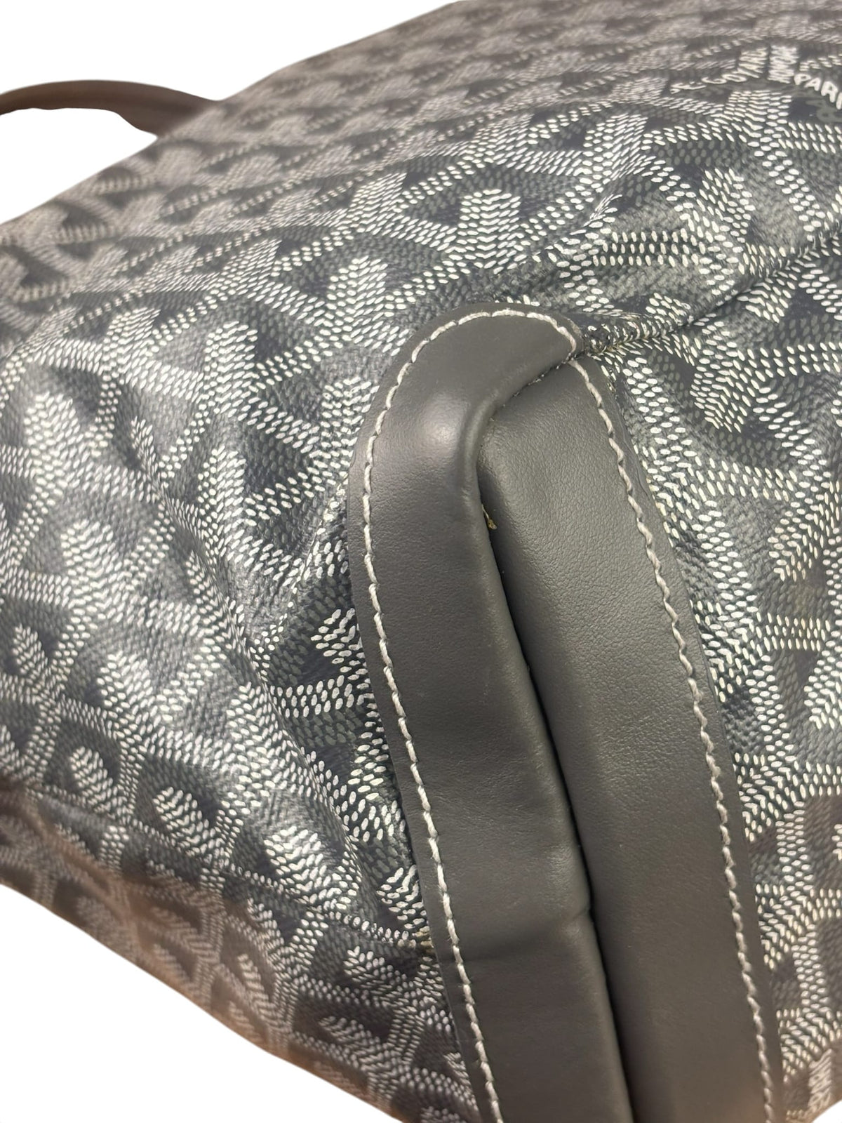 Goyard Grey Leather Bellechasse Medium Tote