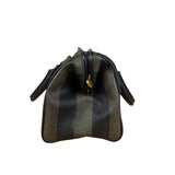 Fendi Vintage Pequin Stripped Mini Boston Bag