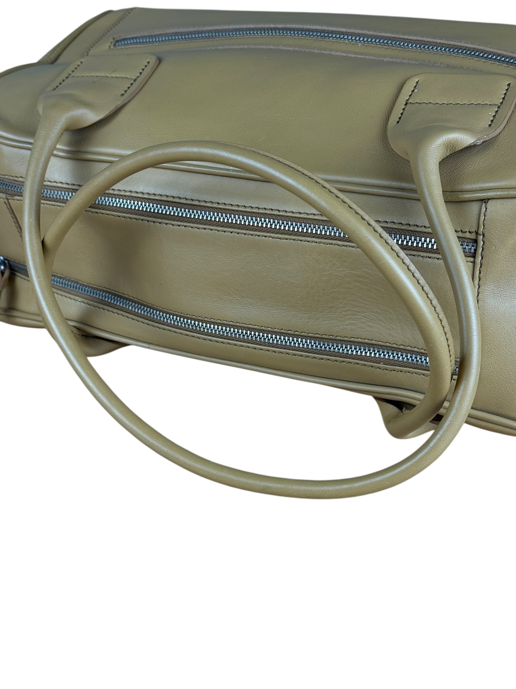 Hogan Brown Leather Boston