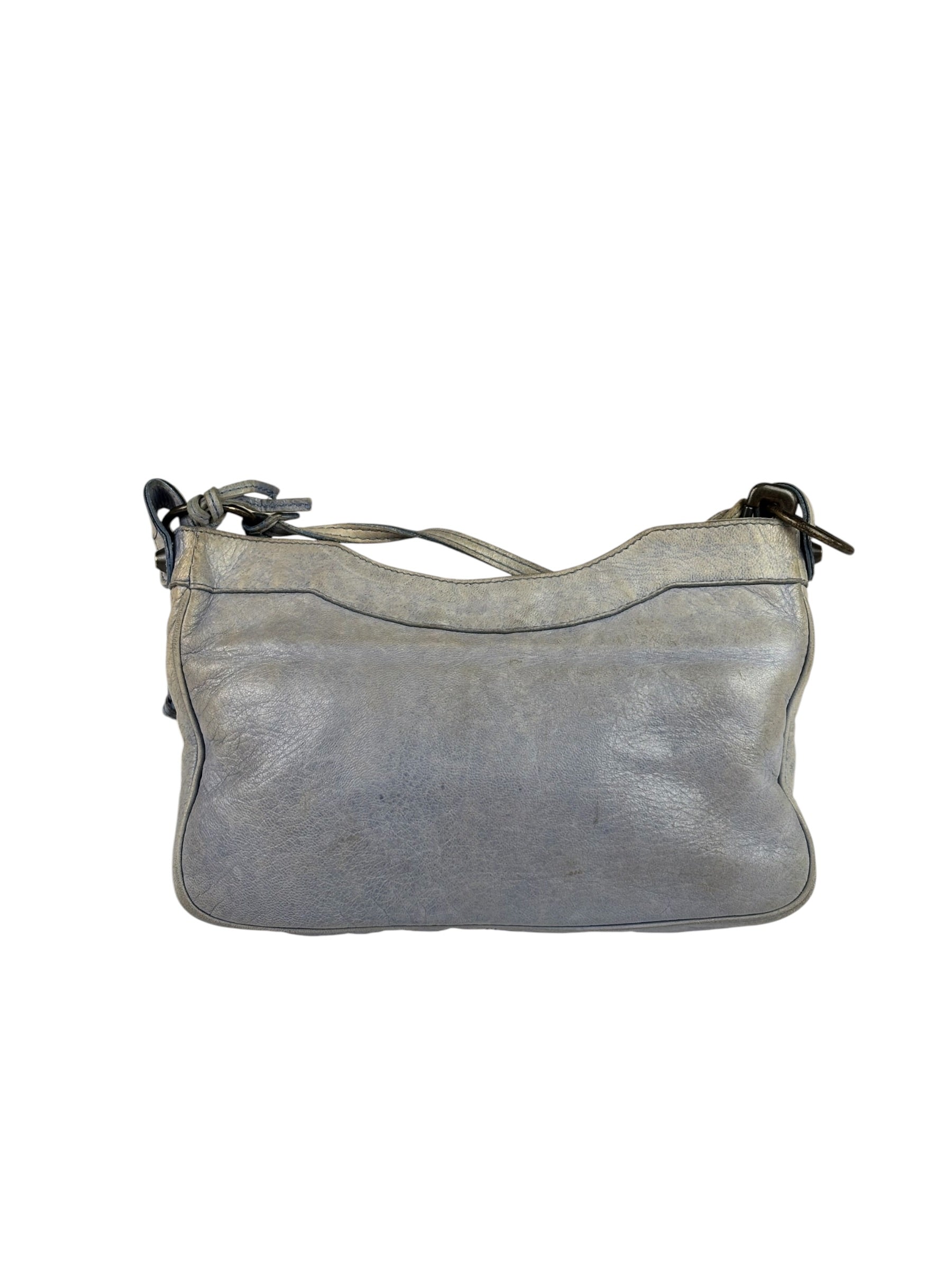 Balenciaga Light Blue Lambskin Le City Hip Pochette
