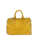 Louis Vuitton Yellow Epi Leather Speedy 25