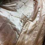 Vintage Warm Tan & Beige Rabbit Fur Coat
