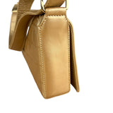 Chanel Gold Leather East West Shoulder Bag 2001