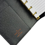 Louis Vuitton Black EPI Leather Agenda MM