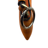 Coach Orange Leather Corner Zip Wristlet
