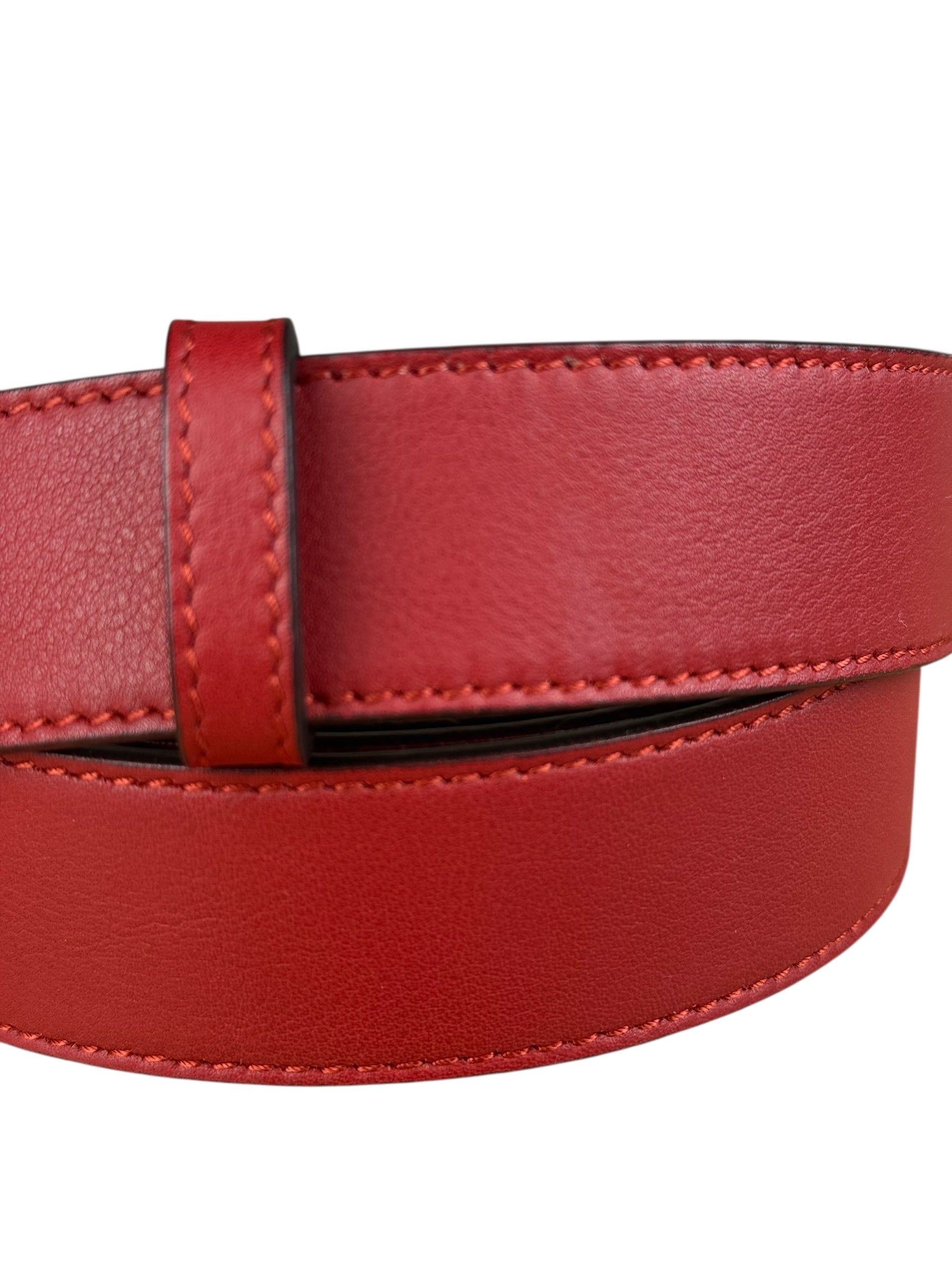 Gucci Dionysus Red Leather Belt