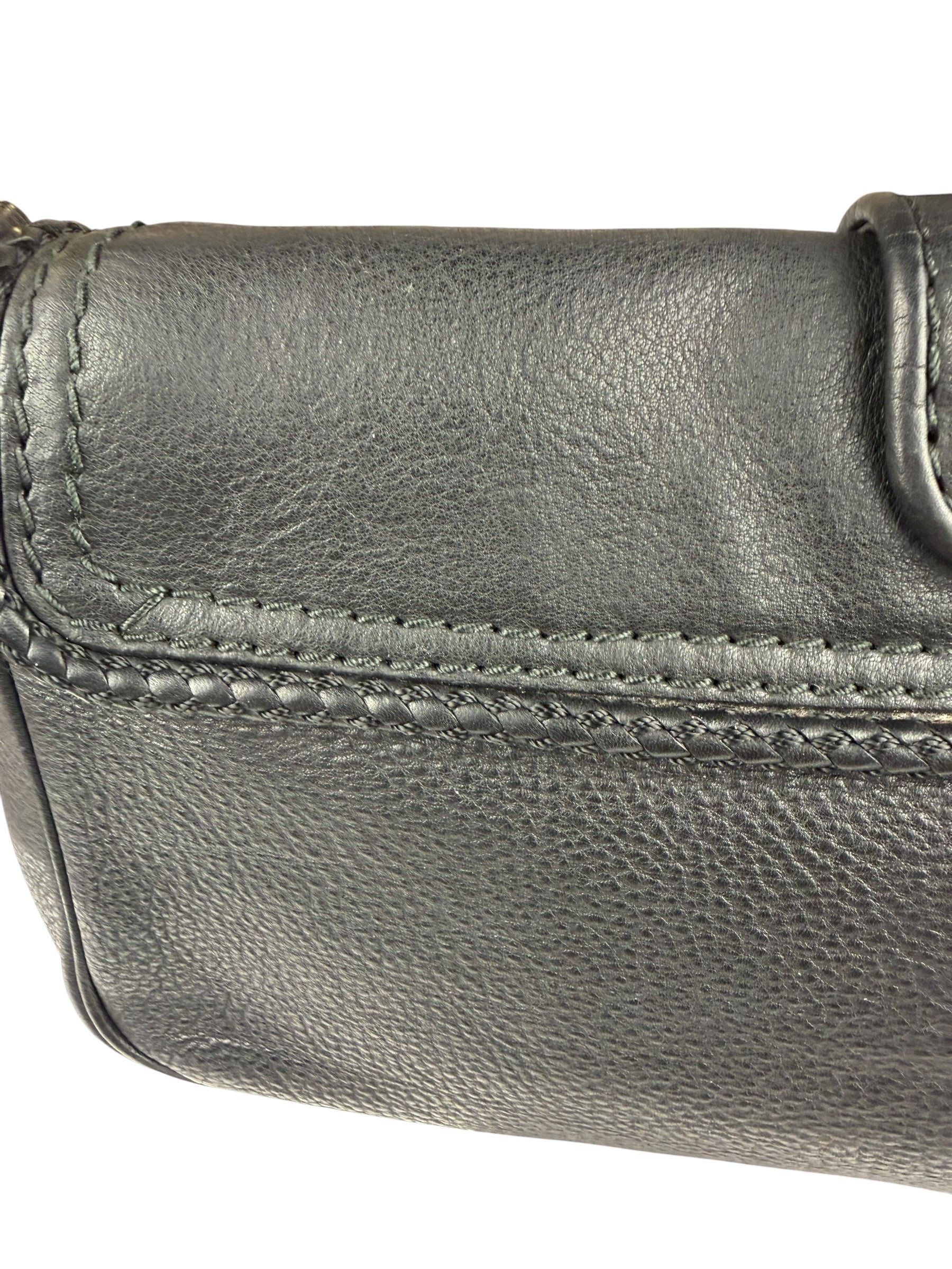 Gucci Black Leather Marrakech Evening Shoulder Bag