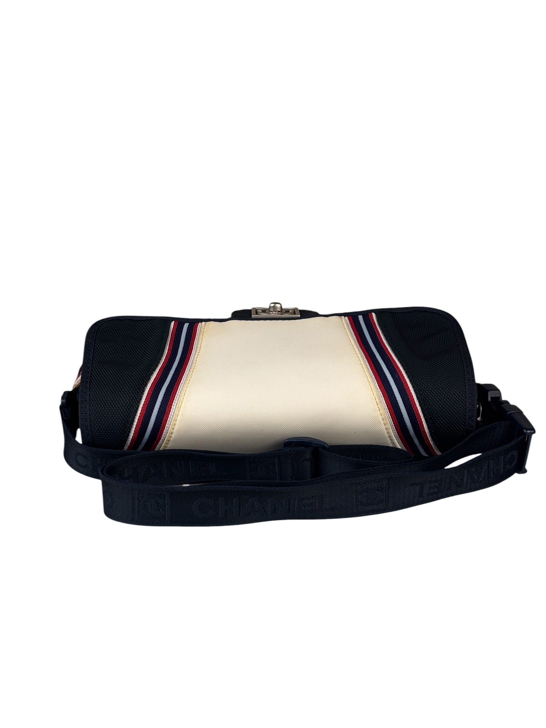 Chanel Navy Cloth Sport Line Shoulder Bag 2005