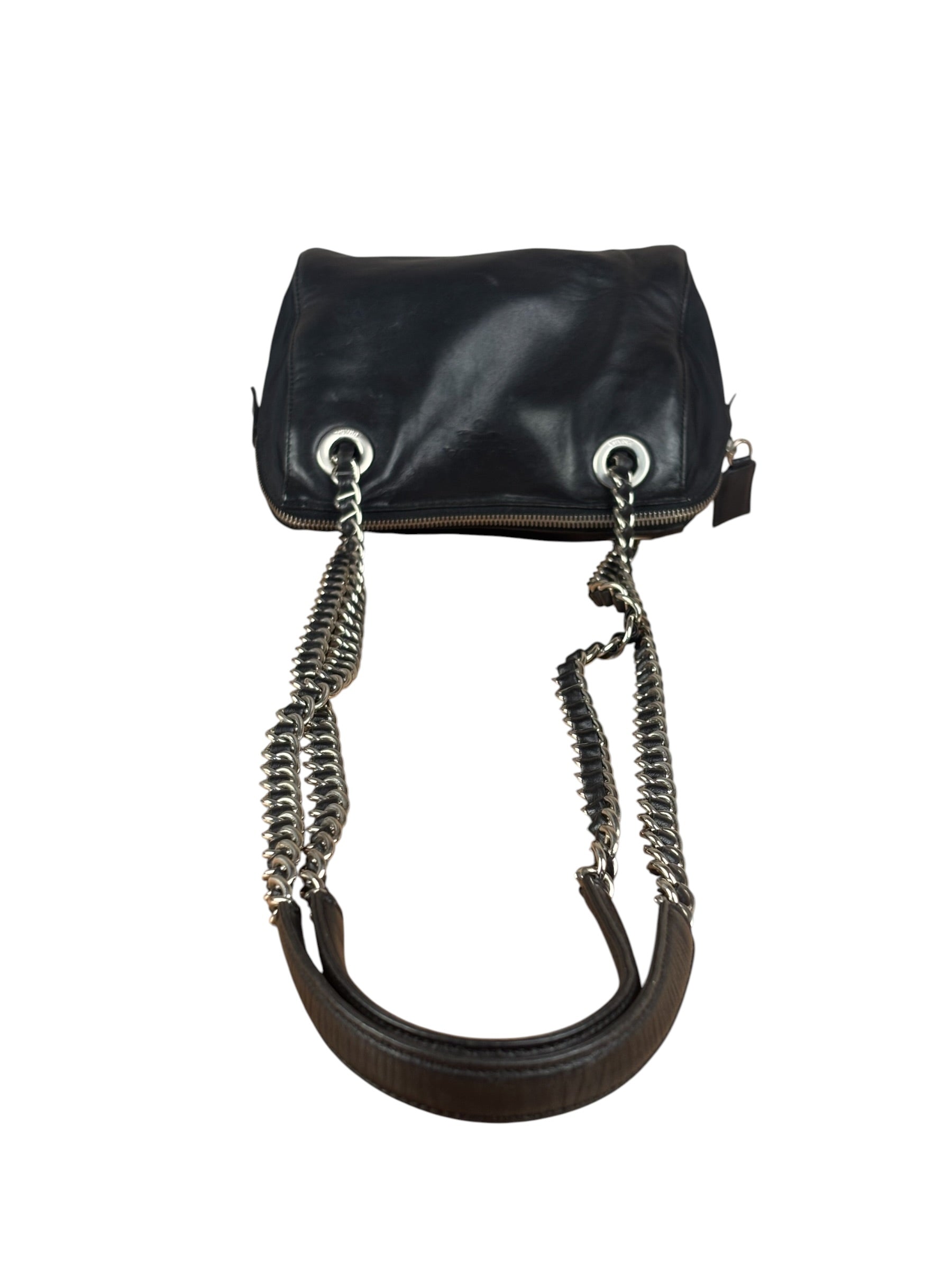 Prada Vintage Nappa Leather Chain Shoulder Bag
