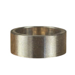 Gucci Silver Wide Flat Subtle Brushed Ring
