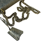 Gucci Gold Metallic Padlock Small Chain Shoulder Bag