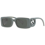 Gucci Grey Smoke Square Sunglasses