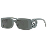 Gucci Grey Smoke Square Sunglasses