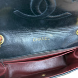 Chanel CC Black Classic Flap Bag 1988