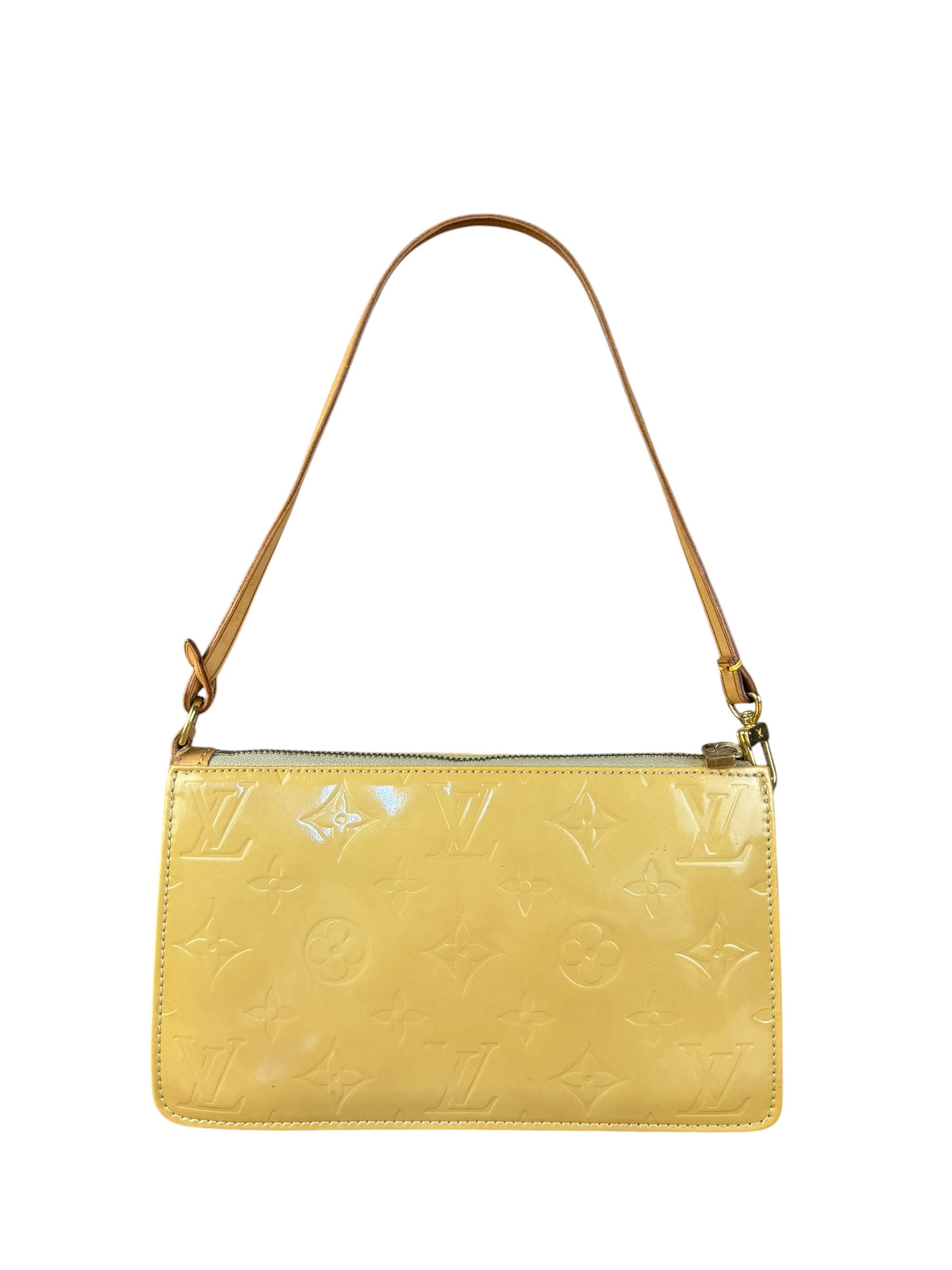 Louis Vuitton Monogram Vernis Lexington Pochette Yellow