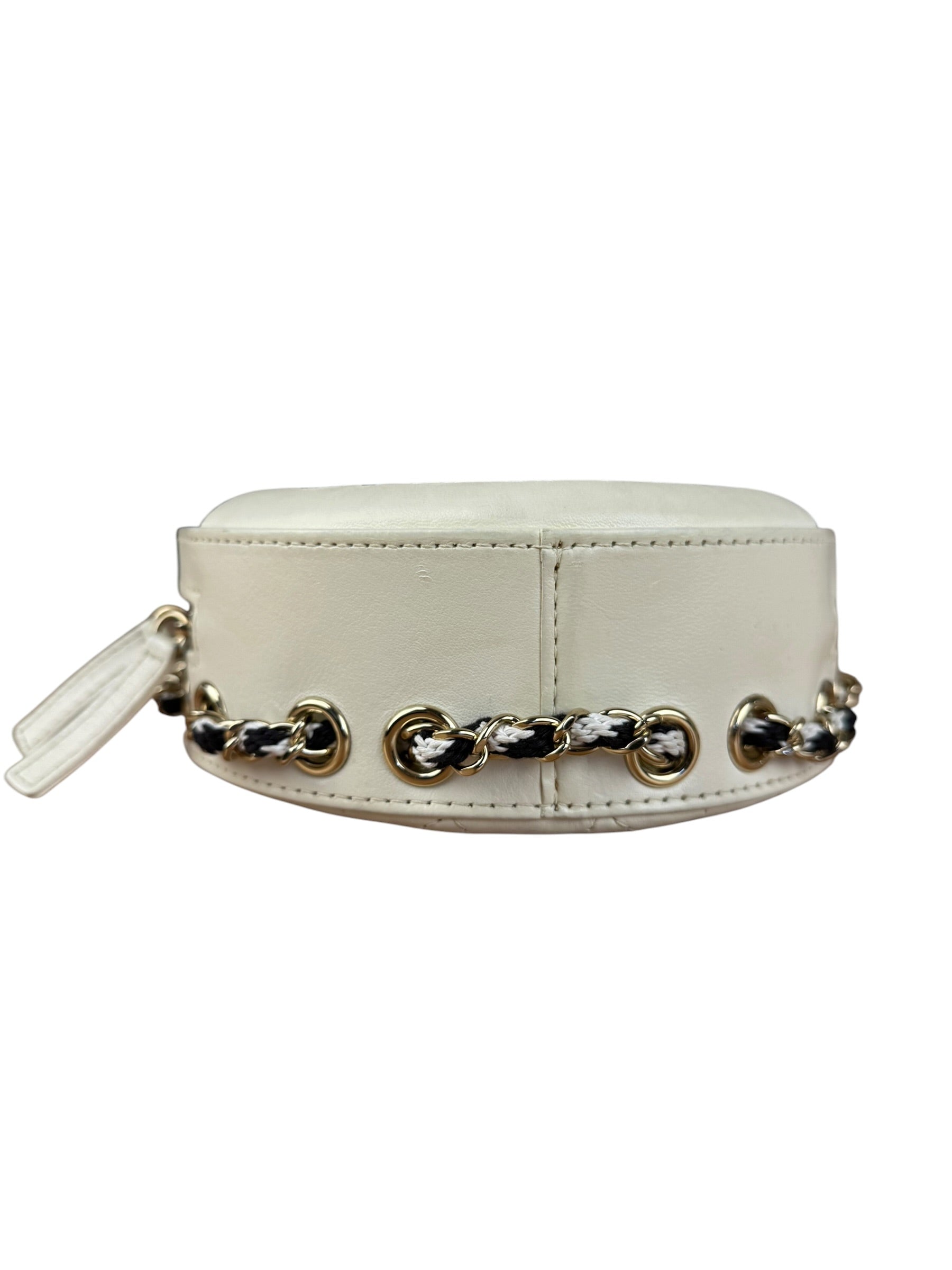 Chanel Limited Edition Lifesaver Round Crossbody Black 2017