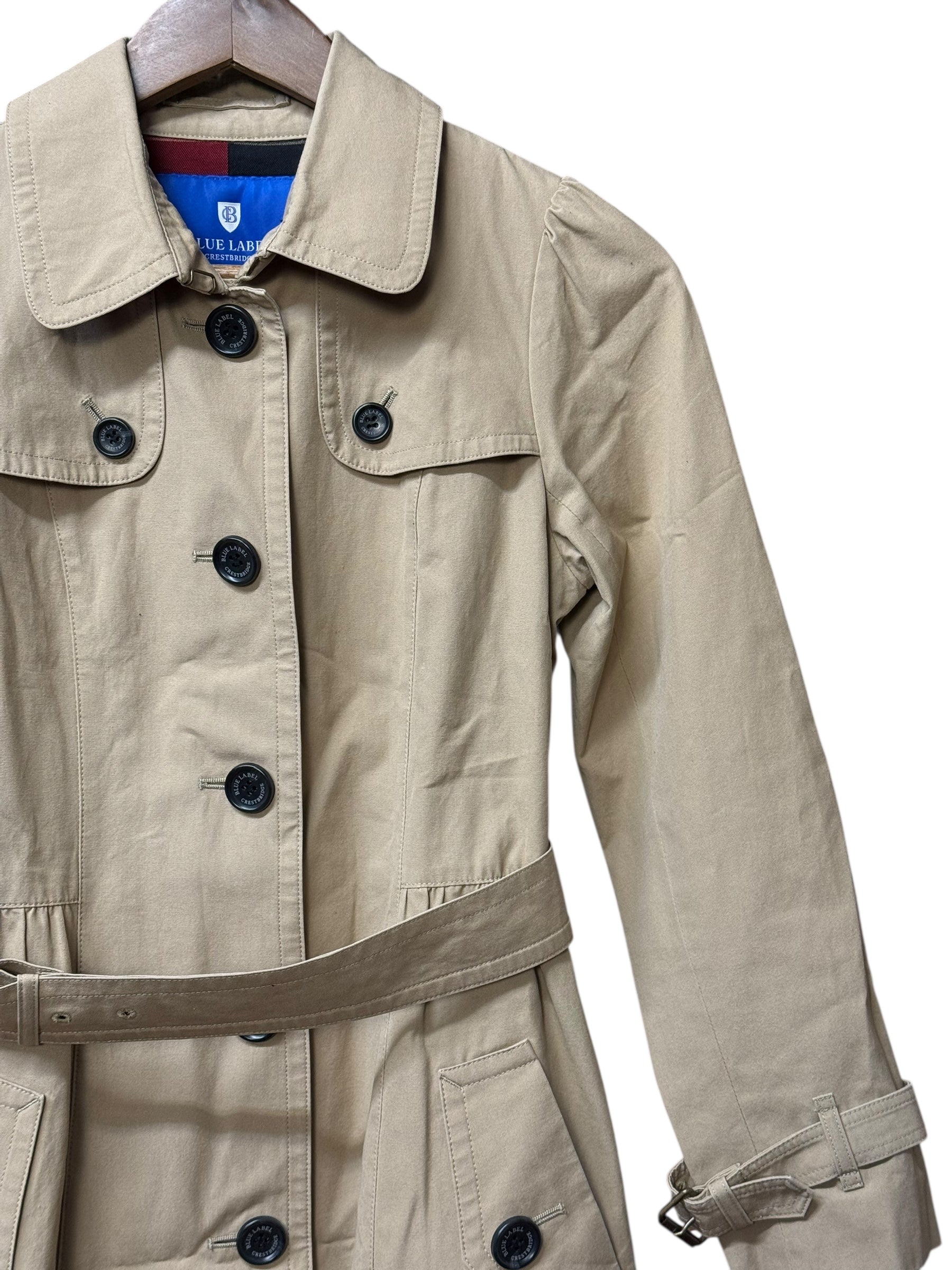 Blue Label Crestbridge Khaki Trench Coat
