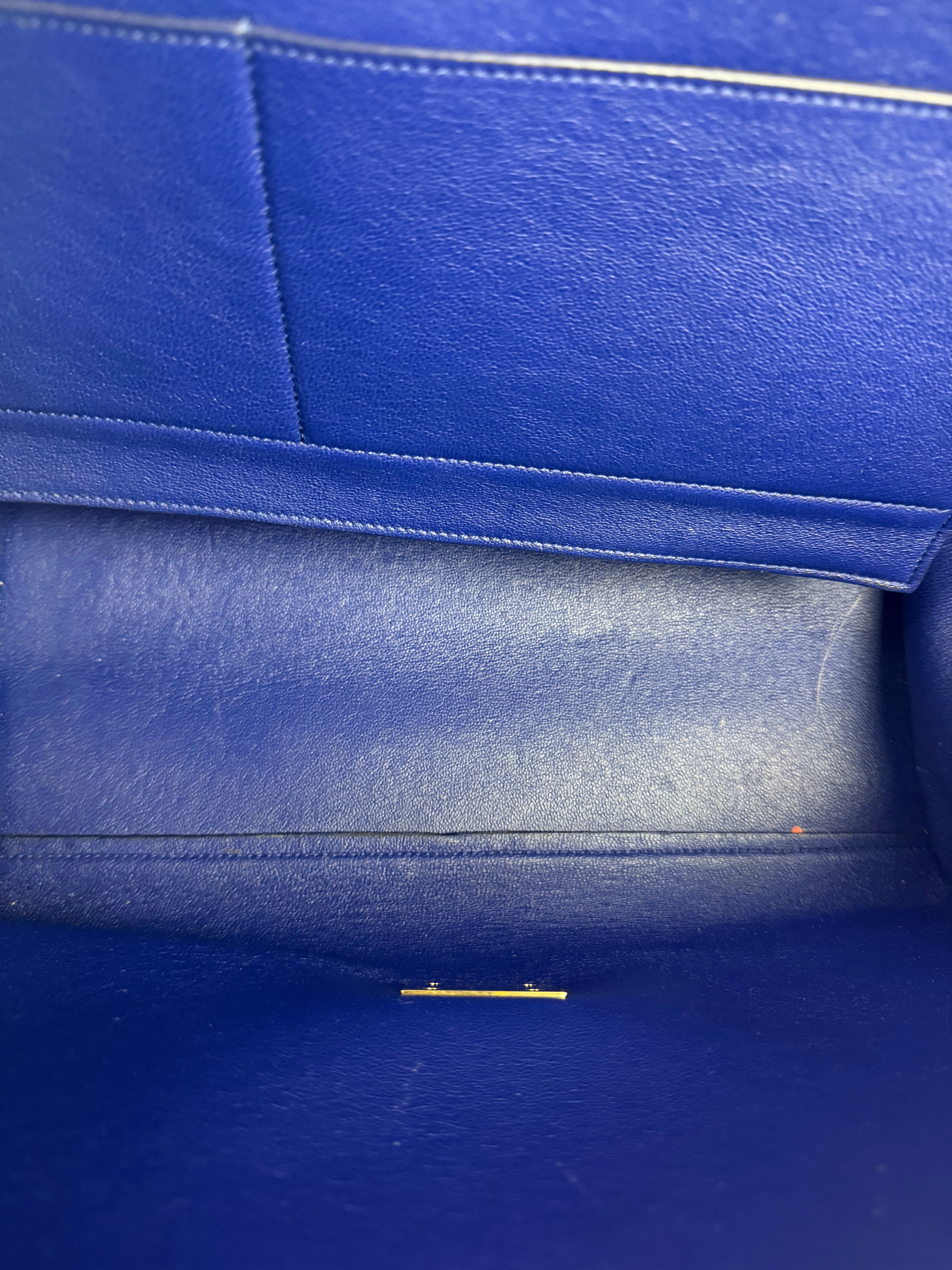 Celine Blue Trapeze Two-Way Bag