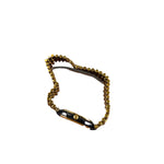 Christian Dior White Dial Black & Gold Bar Link Band
