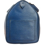 Louis Vuitton Blue Epi Leather Keepall 45