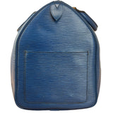 Louis Vuitton Blue Epi Leather Keepall 45