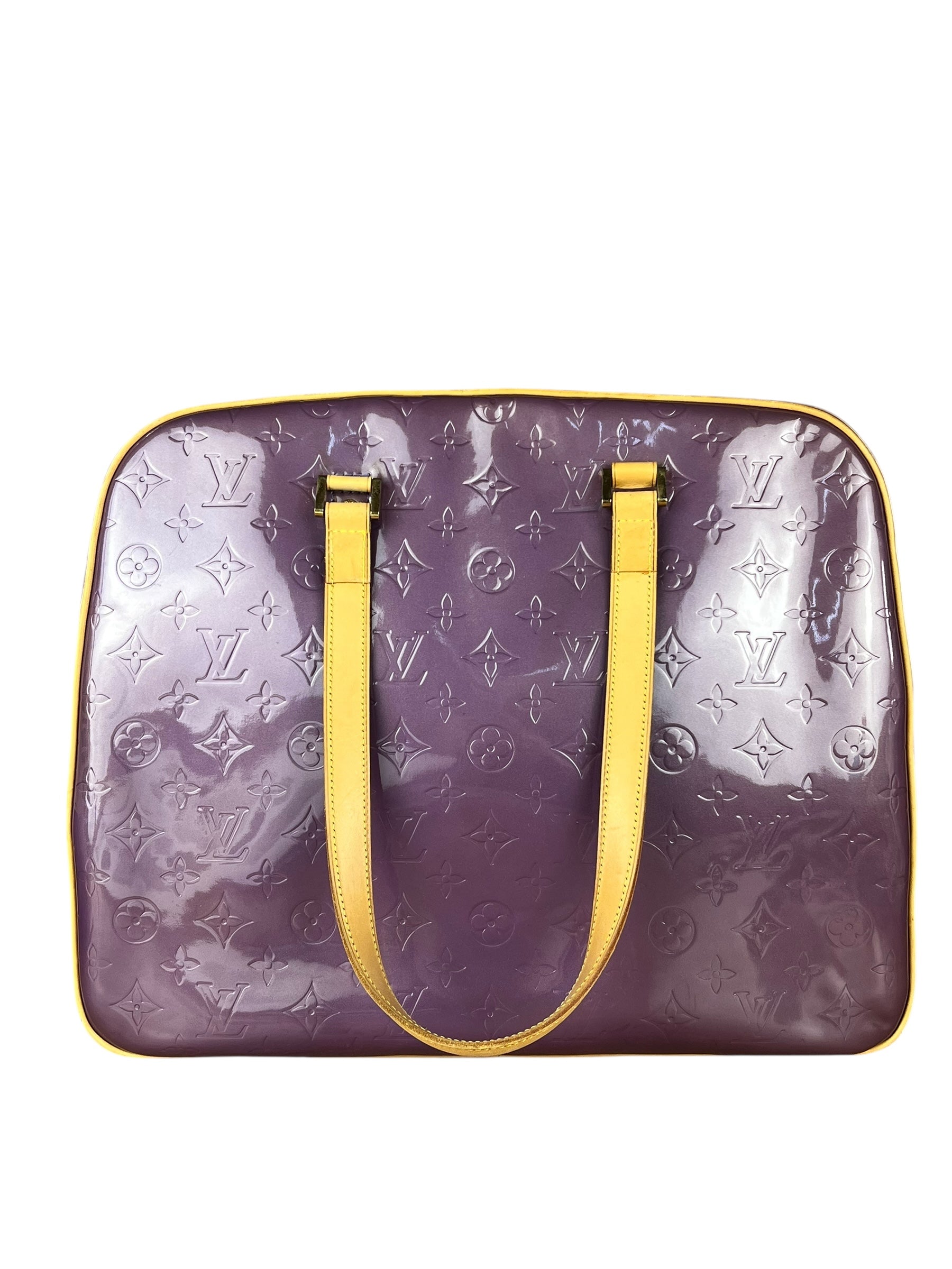 Louis Vuitton Vernis Purple Sutton Handbag