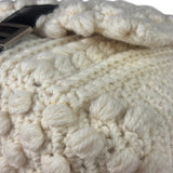 Fendi Vintage Leather Trim Knitted Wool Mamma Baguette