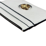 Versace White Leather Medusa Card Holder