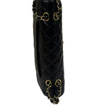 Chanel Black Quilted Caviar Double Flap Bag 2012