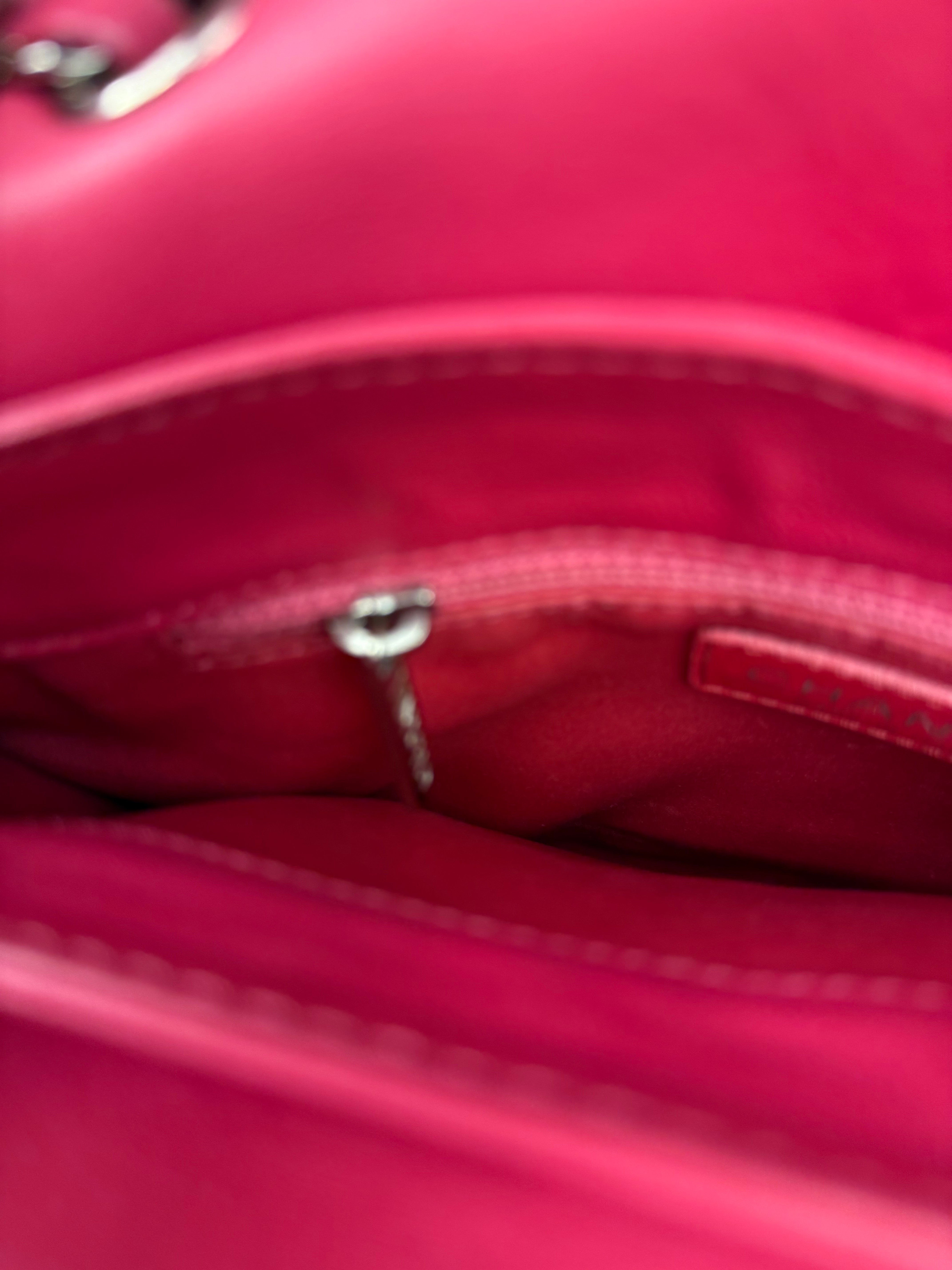 Chanel Pink Quilted Leather Accordion Flap Bag 2014