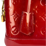 Louis Vuitton Red Vernis Alma MM Handbag