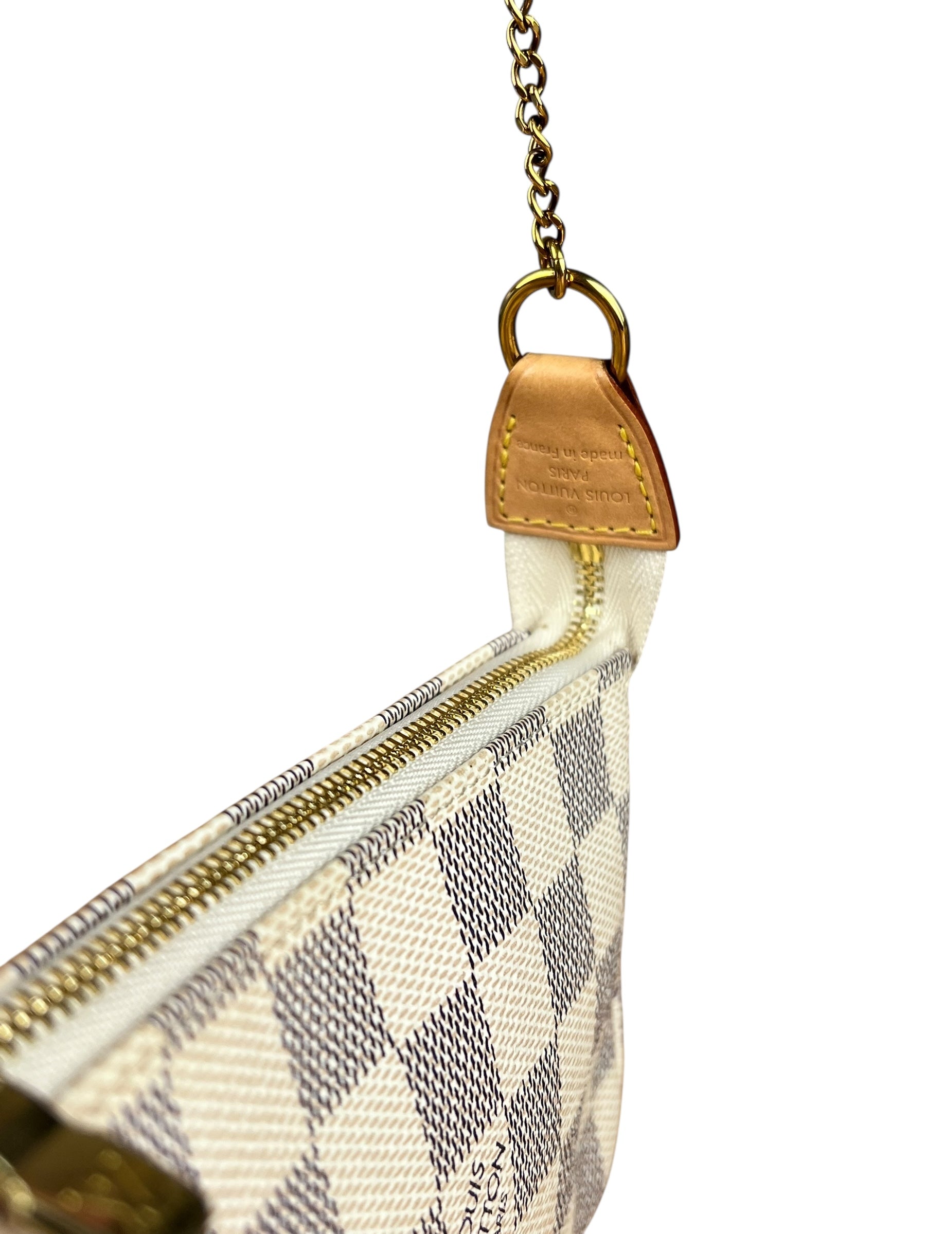 Louis Vuitton Damier Azur Mini Chain Pochette