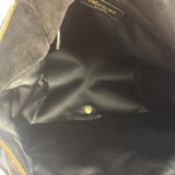 Yves Saint Laurent Black Patent Leather Downtown Tote