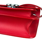 Chanel Red Calfskin Small Box Flap 2017