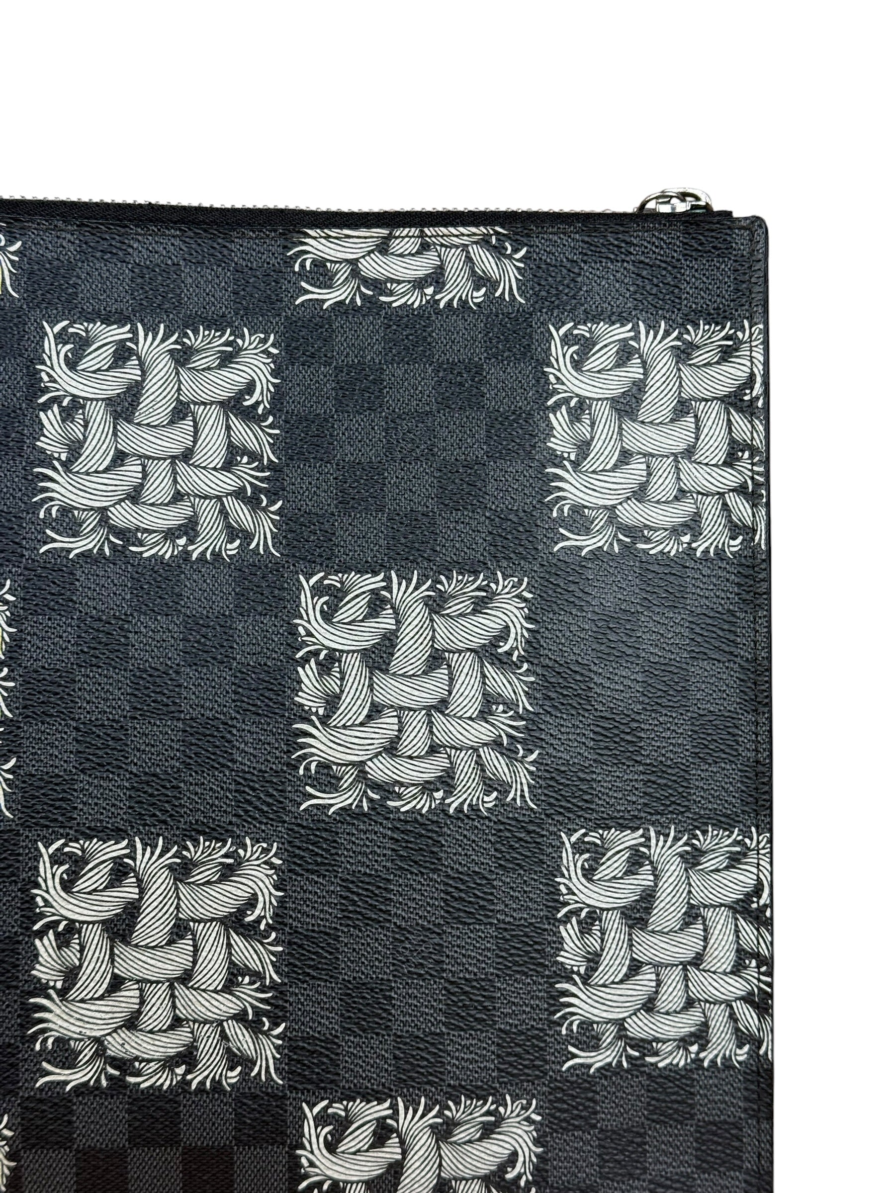 Louis Vuitton x Christopher Nemeth Damier Graphite Jour Pouch GM
