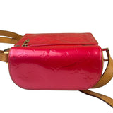 Louis Vuitton Vintage Fuchsia Pink Vernis Sullivan Verrical Crossbag