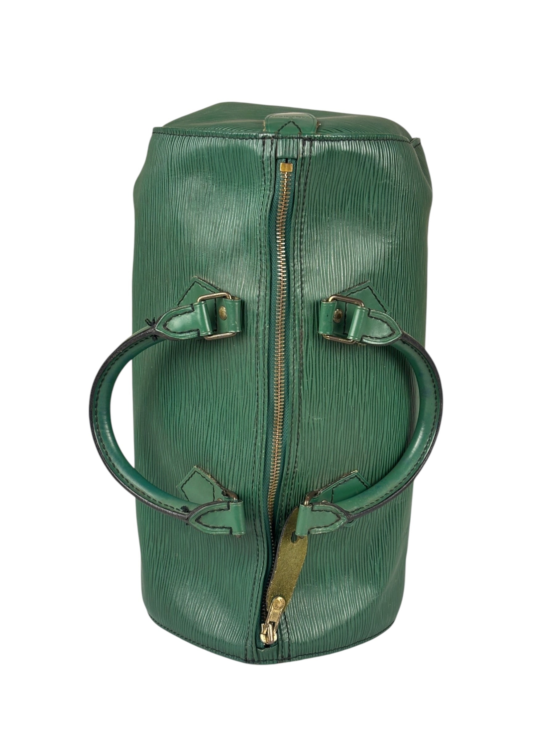Louis Vuitton Vintage Green Epi Speedy 35