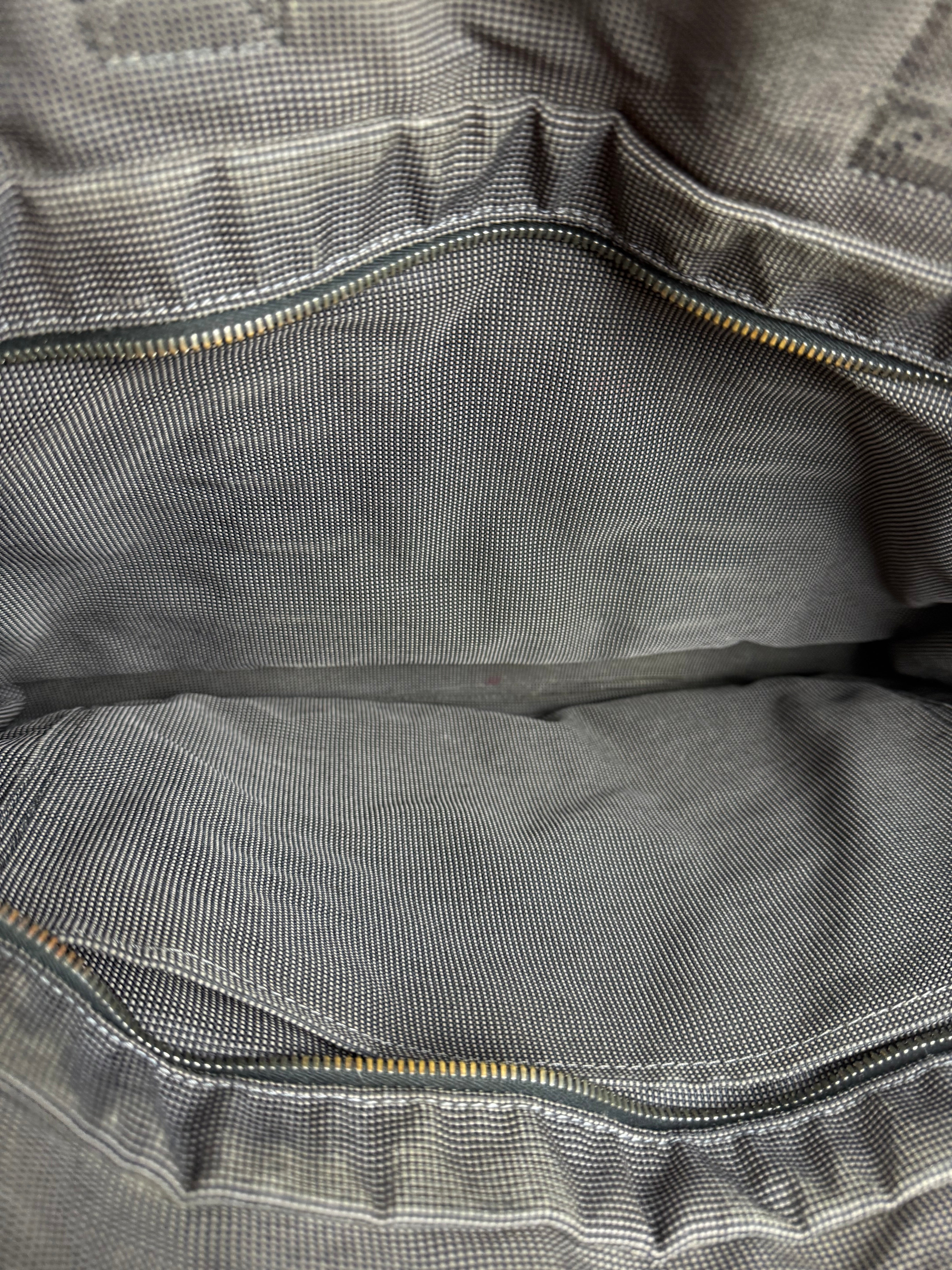 Hermes Herline Grey M Canvas Tote