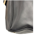 Coach Vintage Black Peyton Leather Jordan Double Zip Shoulder Bag