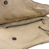 Christian Dior Beige Large Gaucho Double Saddle Shoulder Bag