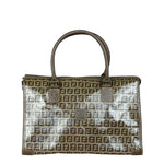 Fendi Brown PVC FF Zucchino Tote Bag