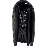 Chanel Black Patent Leather Boy Wallet on Chain Bag 2014