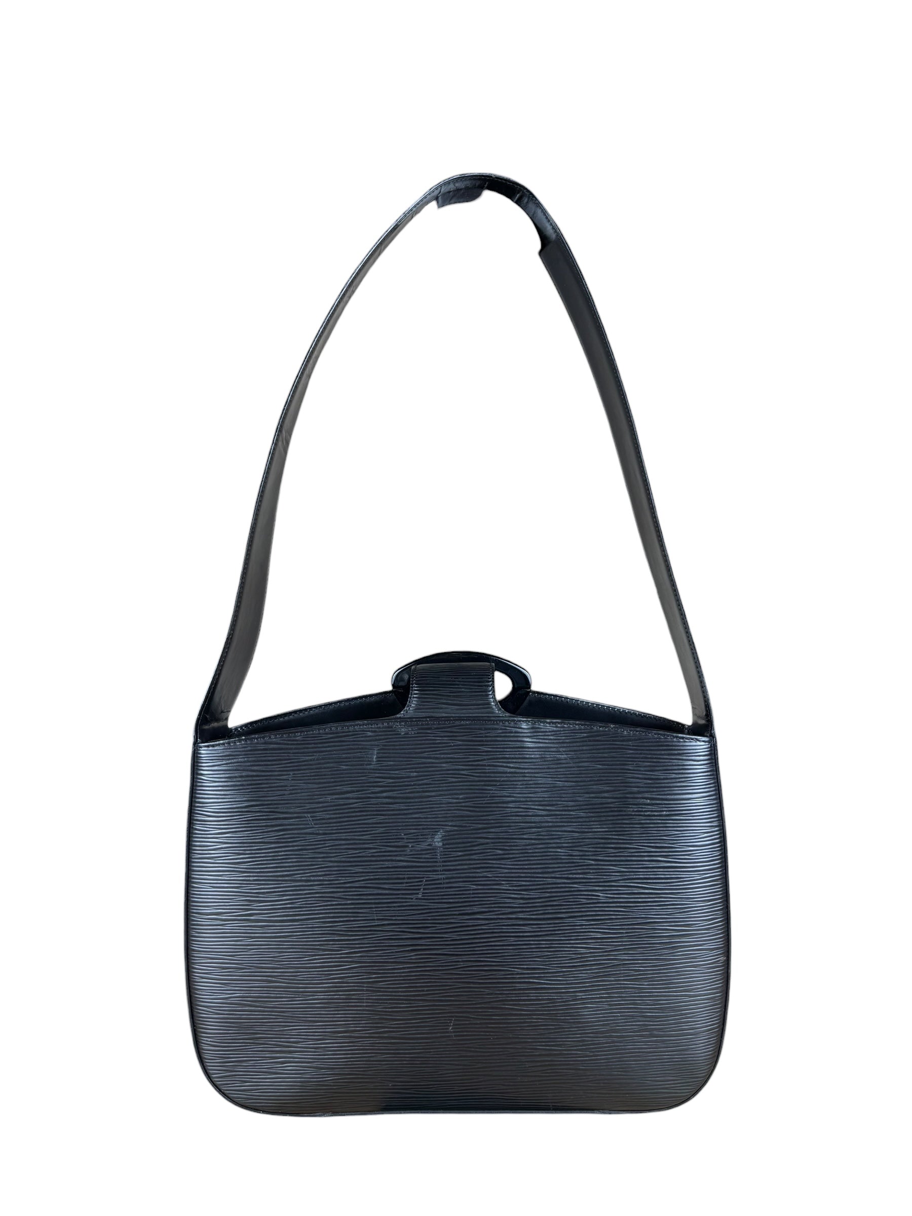 Louis Vuitton Black Epi Reverie Shoulder Bag