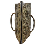Fendi Brown PVC FF Zucchino Tote Bag