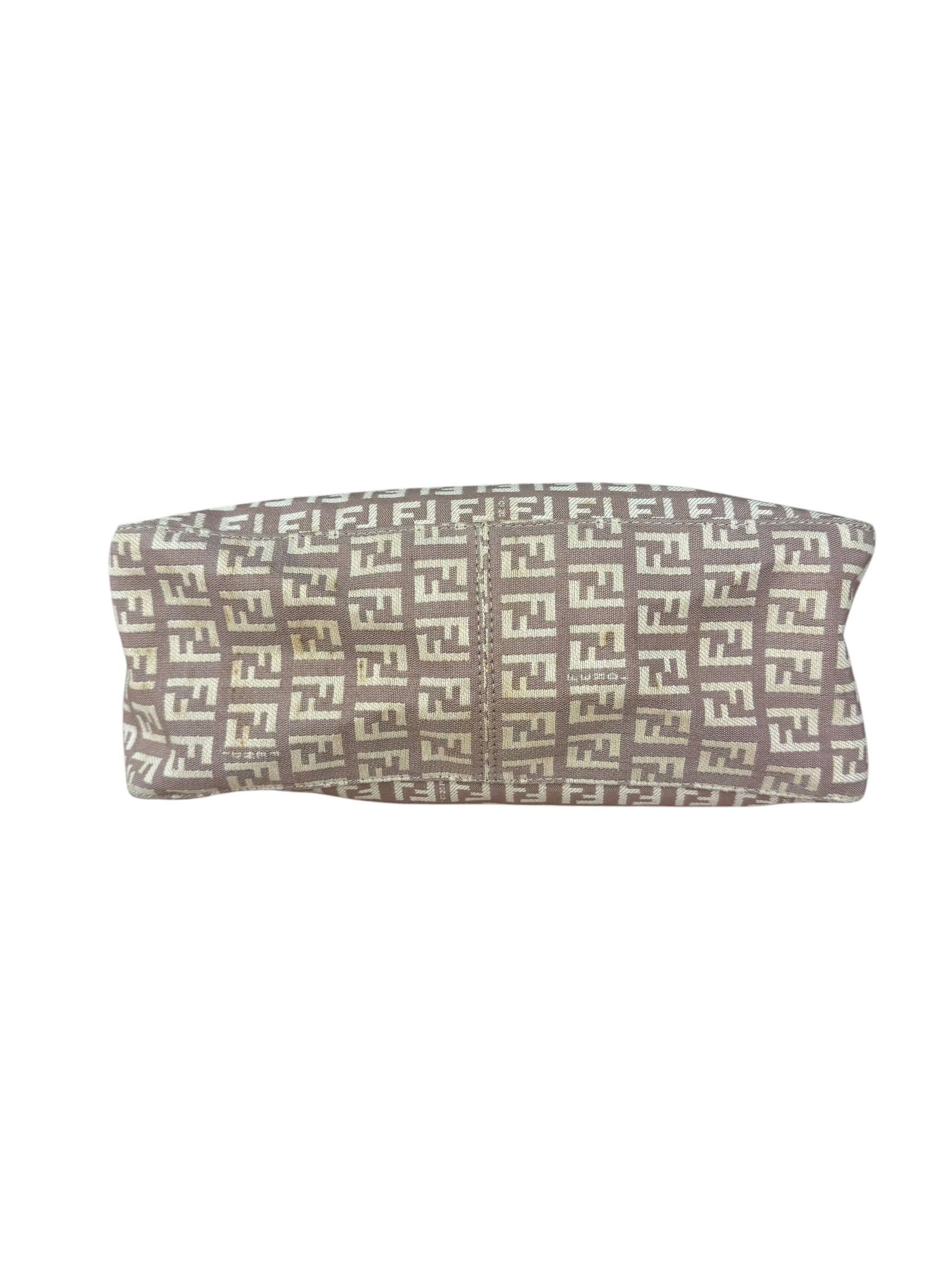 Fendi Vintage FF Beige Pochette