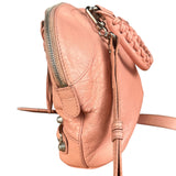 Balenciaga Pink Moto Leather Dome 2Way City Bag