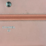 Chanel Pink Patent Quilted Wallet on Chain Bag 2012