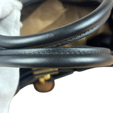 Balenciaga Black Leather Mini Bel Air Carry All Two-Way Bag
